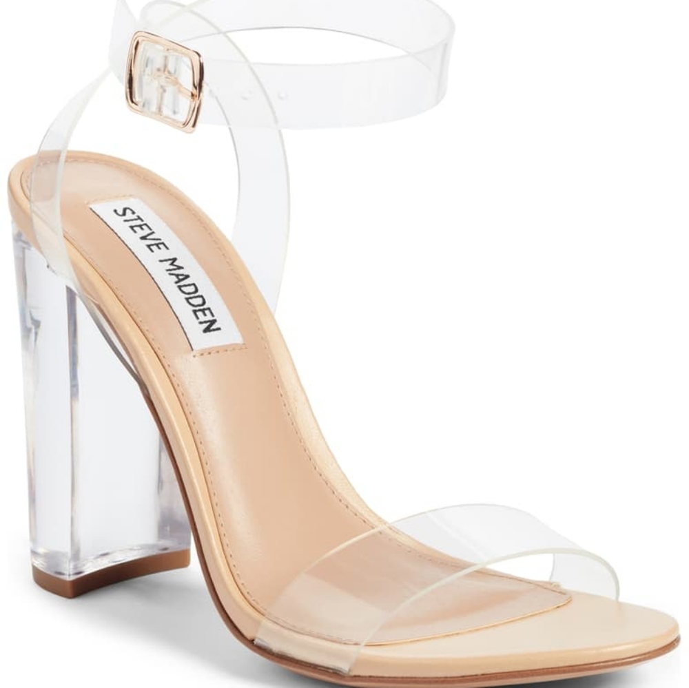 Steve Madden Clear Heels
